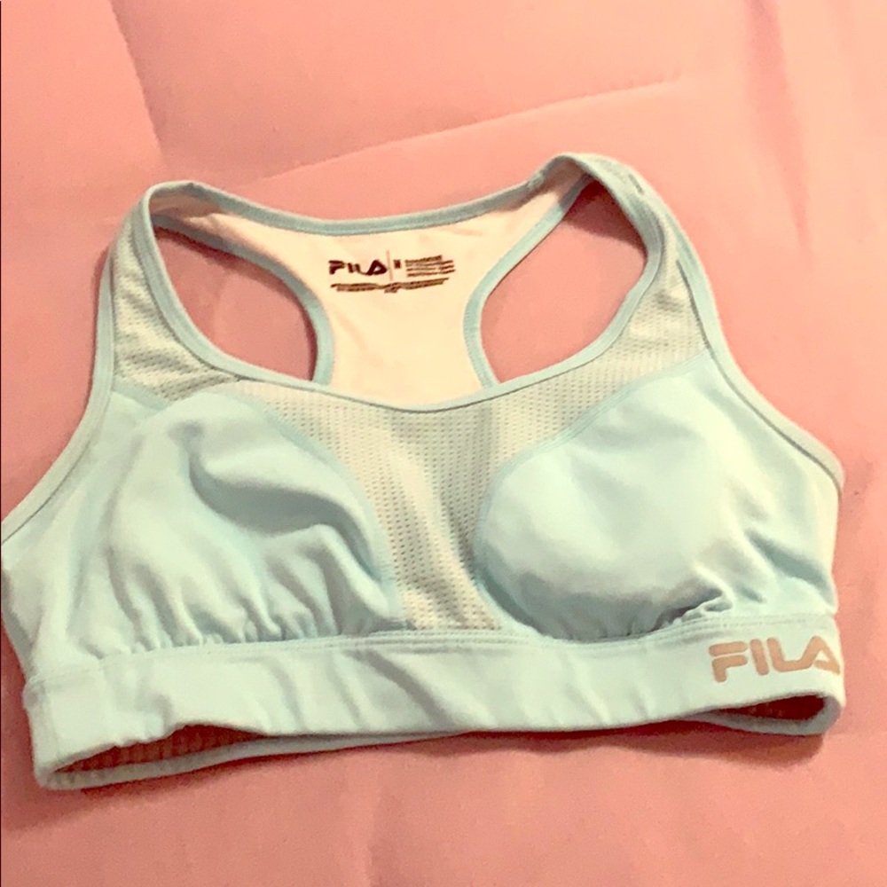 Light Blue FILA Sports Bra